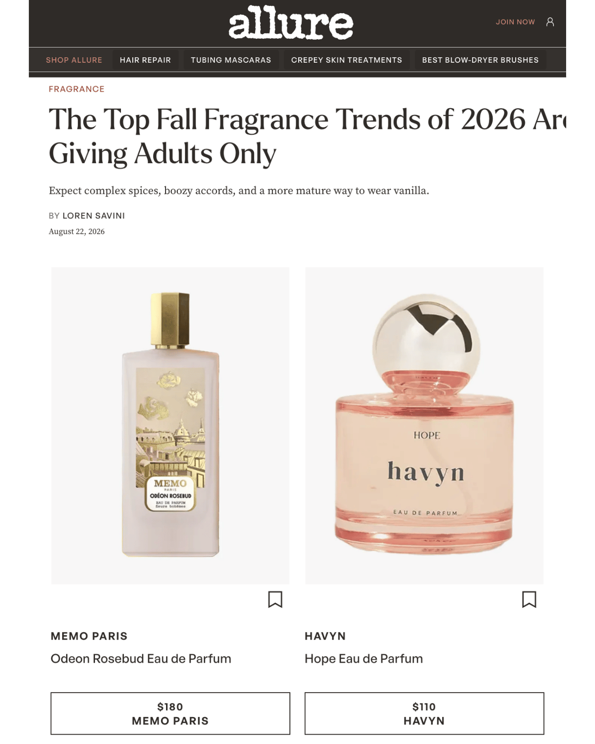 The Top Fall Fragrance Trends of 2026 Are Giving Adults Only